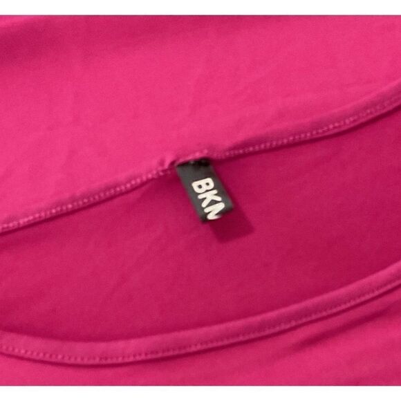 BKE Fuchsia Hi-Lo Jersey with Silver Elbow Patches XL - Picture 2 of 3